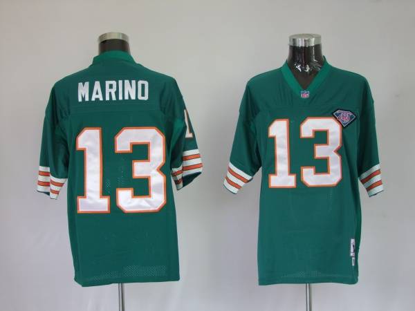 Miami Dolphins green jersey