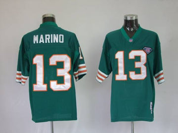 Miami Dolphins green jersey
