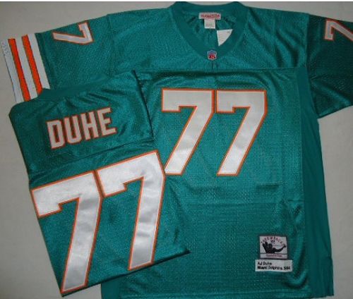 AJ Duhe Miami Dolphins green jersey