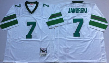 Ron Jaworski Philadelphia Eagles white Throwback jersey