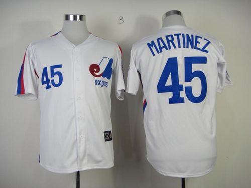 Pedro Martinez Washington Nationals white Throwback jersey