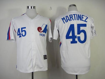 Pedro Martinez Washington Nationals white Throwback jersey