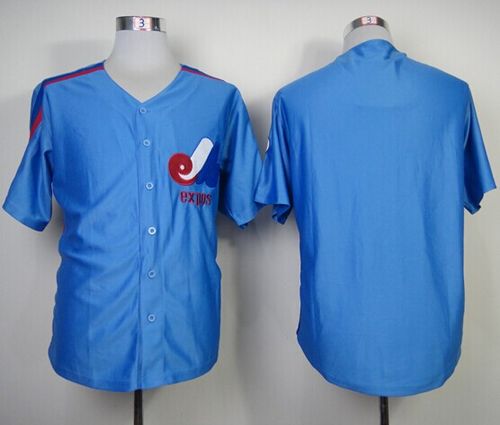 Custom Washington Nationals blue Throwback jersey