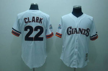 Will Clark San Francisco Giants white Throwback jersey