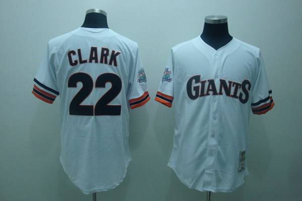 Will Clark San Francisco Giants white Throwback jersey