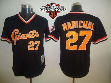 Juan Marichal San Francisco Giants black Throwback jersey