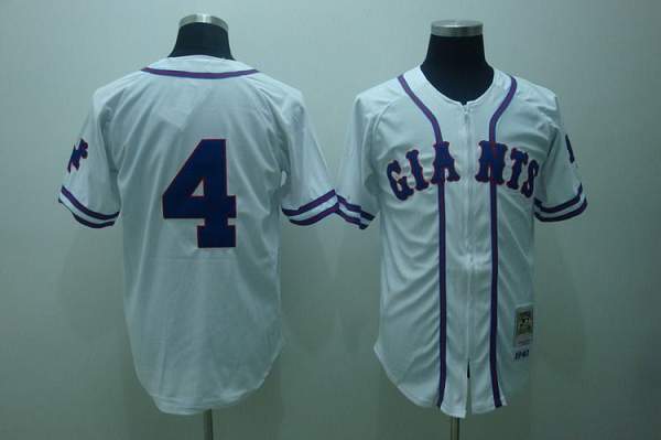 Mel Ott San Francisco Giants white Throwback jersey