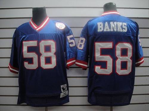 Carl Banks New York Giants blue jersey