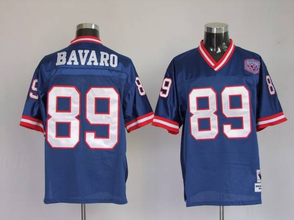 Mark Bavaro New York Giants blue jersey