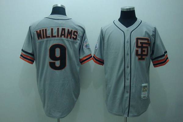 Matt Williams San Francisco Giants grey Throwback jersey