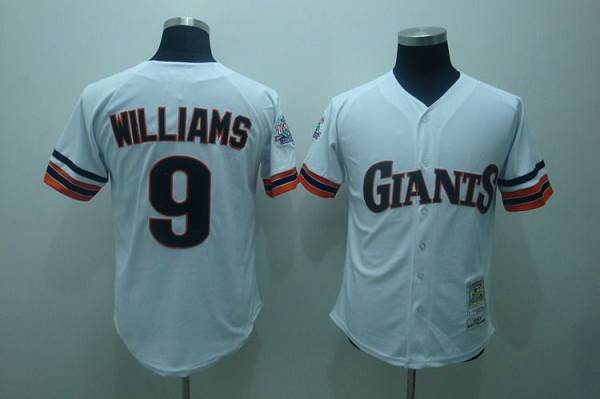 Matt Williams San Francisco Giants white Throwback jersey
