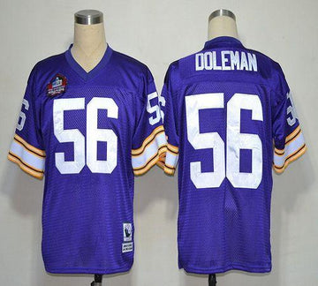 Chris Doleman Minnesota Vikings purple Throwback jersey