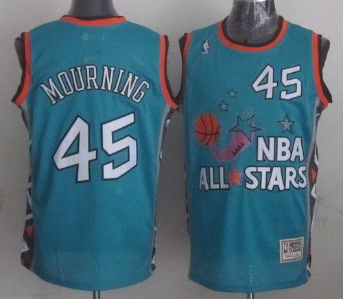 Alonzo Mourning Miami Heat blue jersey