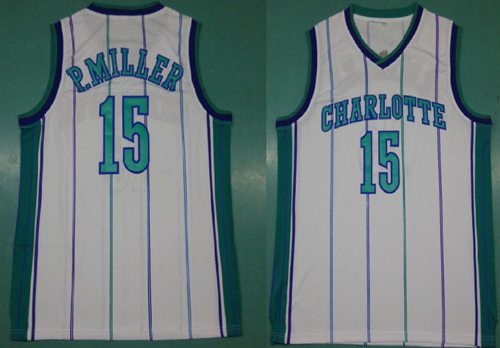 Percy Miller Charlotte Hornets white Throwback jersey