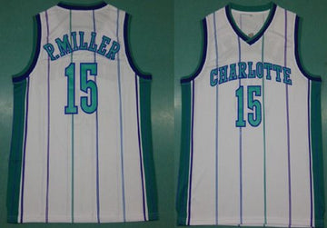 Percy Miller Charlotte Hornets white Throwback jersey