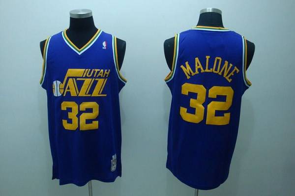 Karl Malone Utah Jazz blue Throwback jersey
