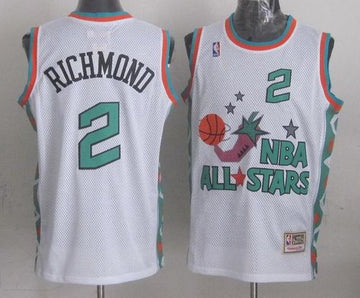 Mitch Richmond Sacramento Kings white jersey