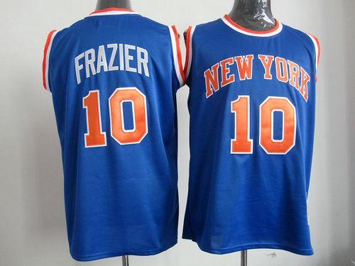 Walt Frazier New York Knicks blue Throwback jersey