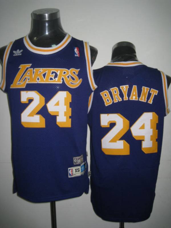 Kobe Bryant Los Angeles Lakers purple Throwback jersey