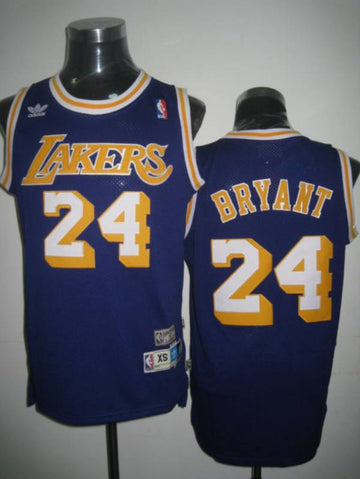 Kobe Bryant Los Angeles Lakers purple Throwback jersey