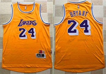 Kobe Bryant Los Angeles Lakers yellow Throwback jersey