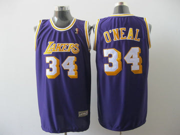 Shaquille O'Neal Los Angeles Lakers purple jersey