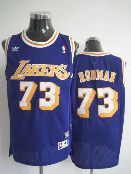 Dennis Rodman Los Angeles Lakers blue Throwback jersey