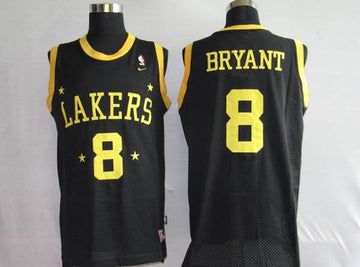 Kobe Bryant Los Angeles Lakers black Throwback jersey