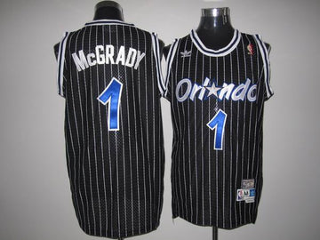 Tracy Mcgrady Orlando Magic black Throwback jersey