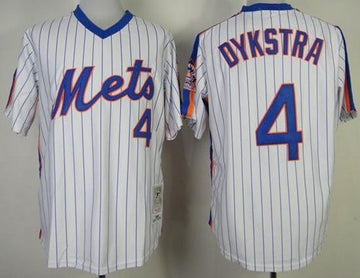 Len Dykstra New York Mets white jersey