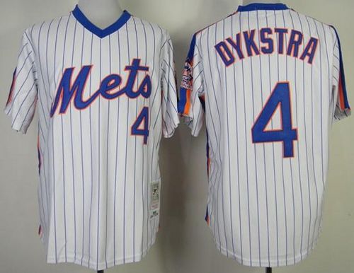 Len Dykstra New York Mets white jersey
