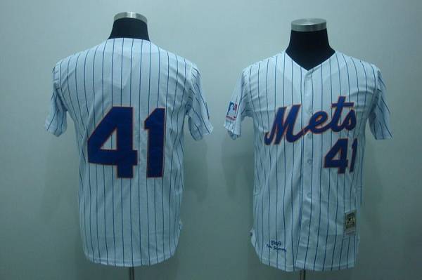 Tom Seaver New York Mets white Throwback jersey