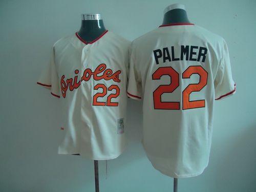 Jim Palmer Baltimore Orioles cream Throwback jersey