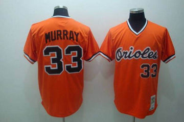 Eddie Murray Baltimore Orioles orange Throwback jersey