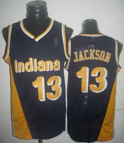 Mark Jackson Indiana Pacers navy Throwback jersey