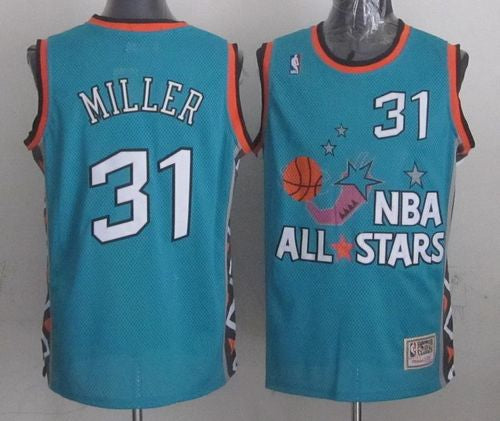 Reggie Miller Indiana Pacers blue jersey