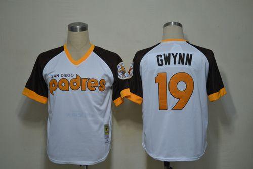 Tony Gwynn San Diego Padres white Throwback jersey