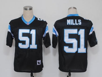 Sam Mills Carolina Panthers black jersey