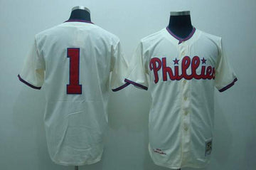 Richie Ashburn Philadelphia Phillies cream Throwback jersey
