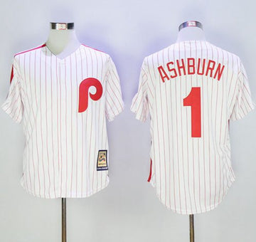 Richie Ashburn Philadelphia Phillies white Throwback jersey
