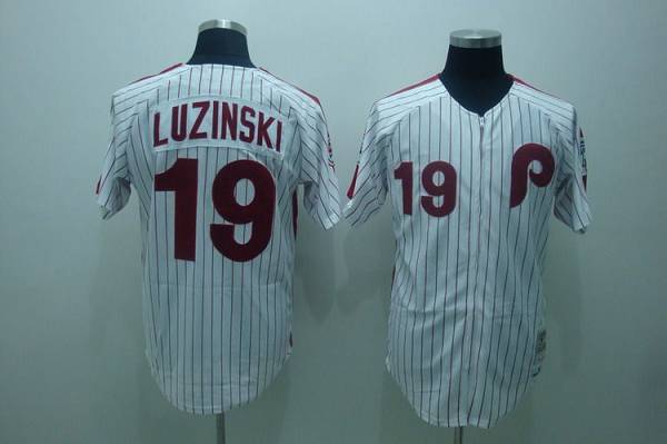 Greg Luzinski Philadelphia Phillies white Throwback jersey