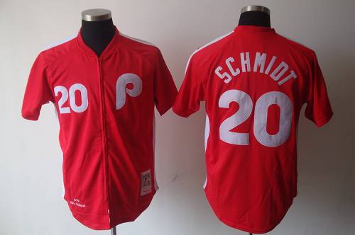 Mike Schmidt Philadelphia Phillies red jersey