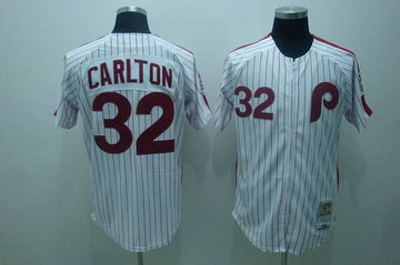 Steve Carlton Philadelphia Phillies white Throwback jersey