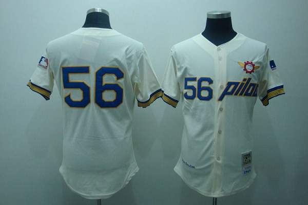 Pilots cream Throwback jersey