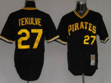 Kent Tekulve Pittsburgh Pirates black Throwback jersey