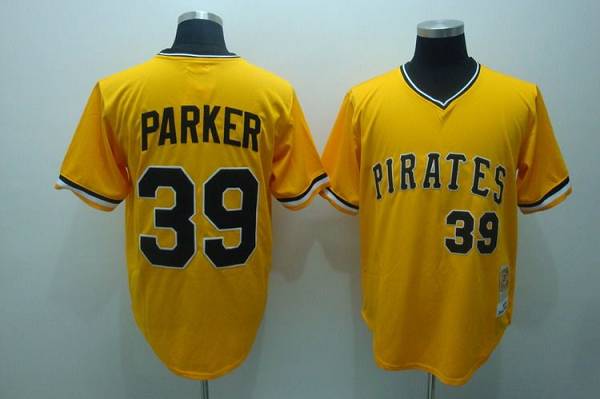 Dave Parker Pittsburgh Pirates yellow Throwback jersey
