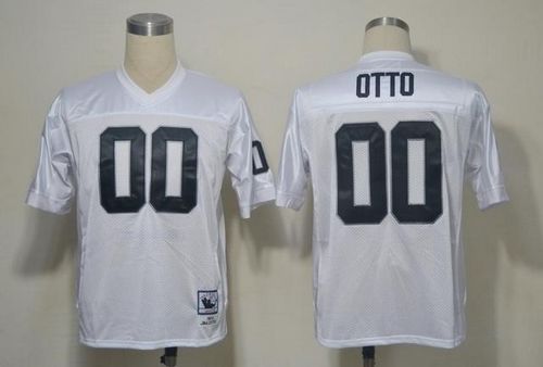 Jim Otto Las Vegas Raiders white Throwback jersey