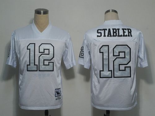 Kenny Stabler Las Vegas Raiders white jersey