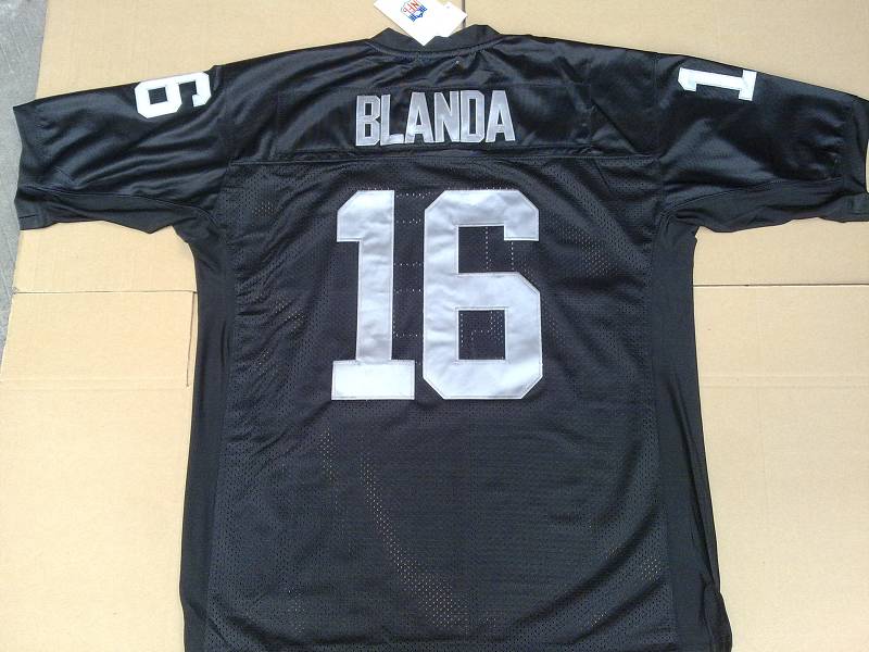 George Blanda Las Vegas Raiders black Throwback jersey