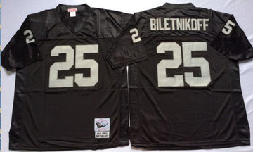 Fred Biletnikoff Las Vegas Raiders black Throwback jersey